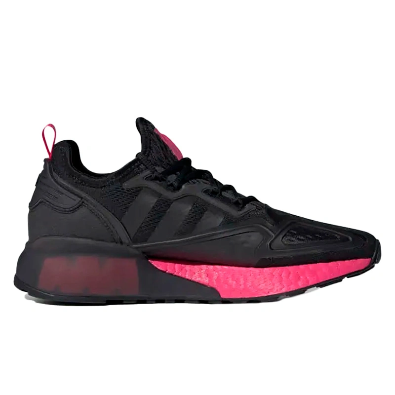 Adidas ZX 2K Boost Core Black Shock Pink FV8986 | FKS56326 |купить с  доставкой - Footers