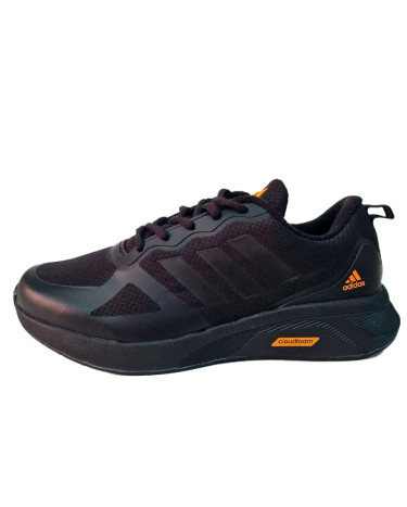 Adidas Cloudfoam Black Orange Termo с Флисом