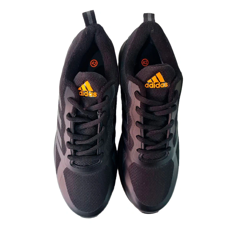 Adidas cloudfoam black and orange store