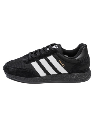Adidas Iniki Black З ФЛІСОМ