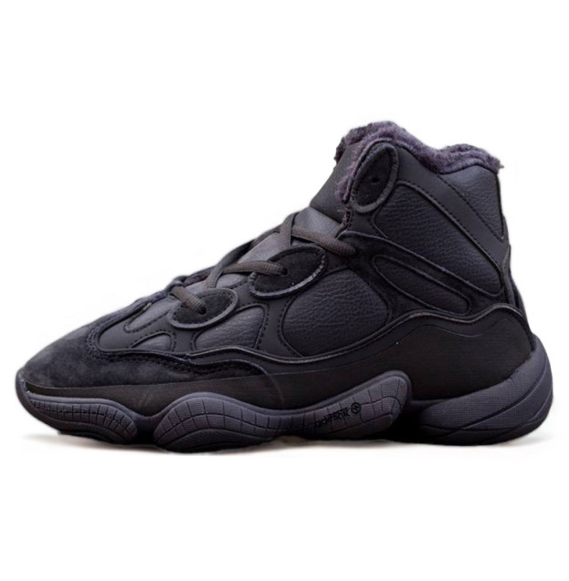 Adidas Yeezy Boost 500 High Black Winter С МЕХОМ