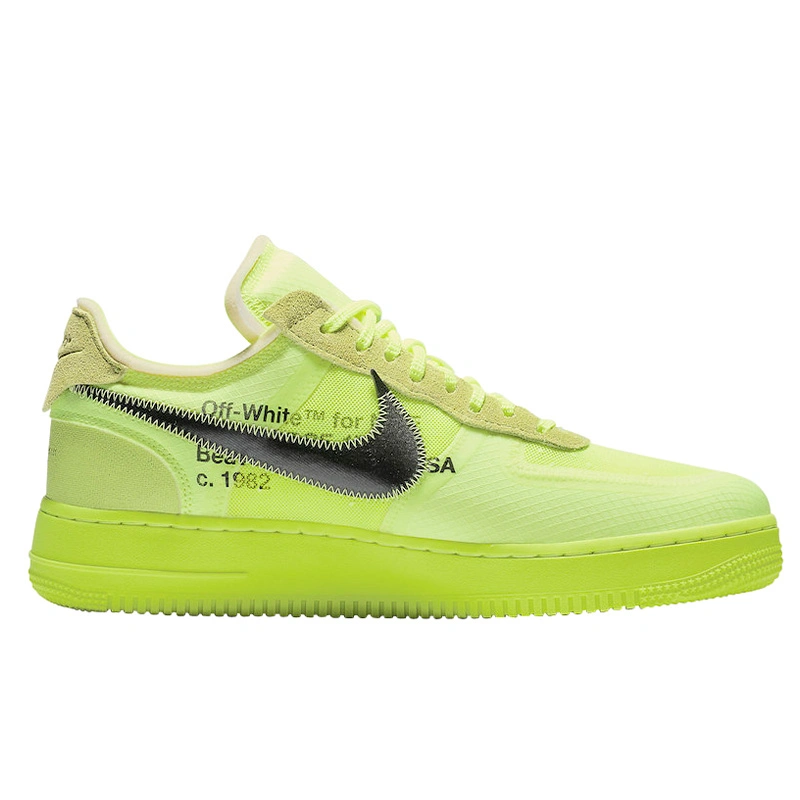 Nike Air Force 1 Low Off White Volt AO4606 700 FKD00059 Footers