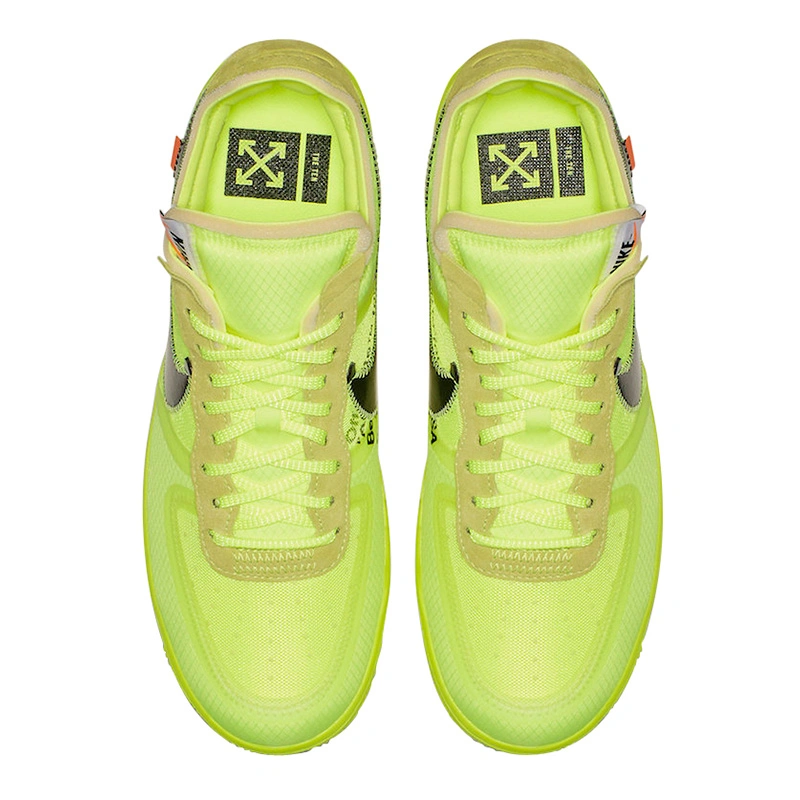 Nike Air Force 1 Low Off White Volt AO4606 700 FKD00059 Footers