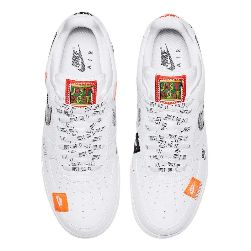 Nike Air Force 1 Low Just Do It Pack White Black AR7719 100 FKSU401023 Footers