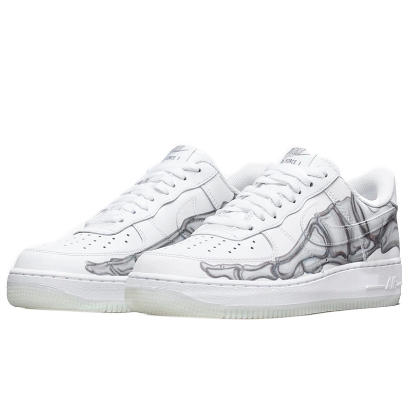 Nike Air Force 1 Low Skeleton Halloween BQ7541 100 FKS10558 Footers