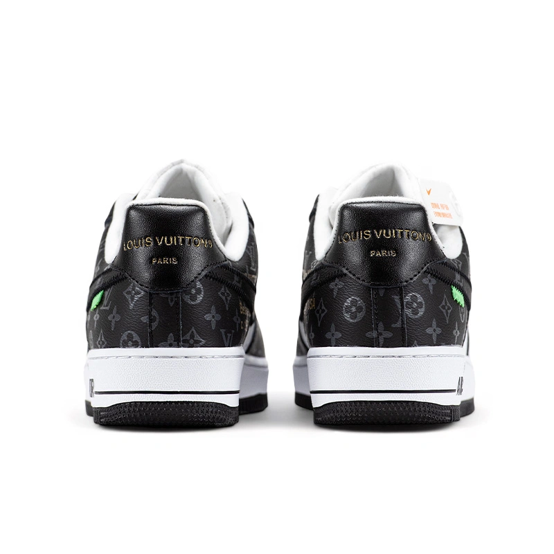 Nike Air Force 1 Low x Louis Vuitton By Virgil Abloh White Black FKS2351616 Footers