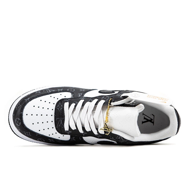 Nike Air Force 1 Low x Louis Vuitton By Virgil Abloh White Black FKS2351616 Footers