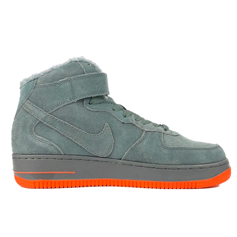 Nike Air Force 1 High Grey Red Suede Winter FKS2350693 buy with delivery Footers