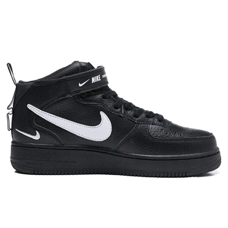 Nike air force 1 mid 07 black online