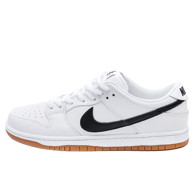 Nike SB Dunk Low White Black Winter С МЕХОМ