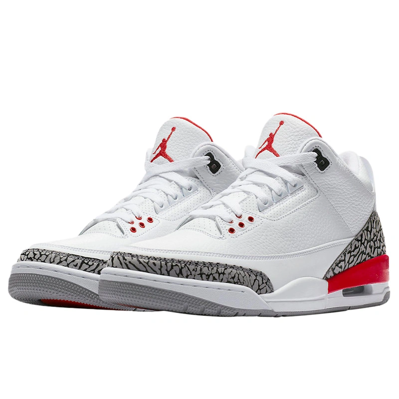 Jordan white red sale