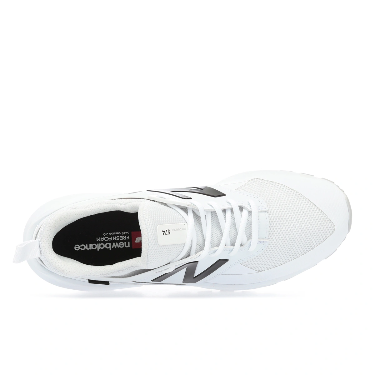 New balance 574 sport v2 triple white sneakers top