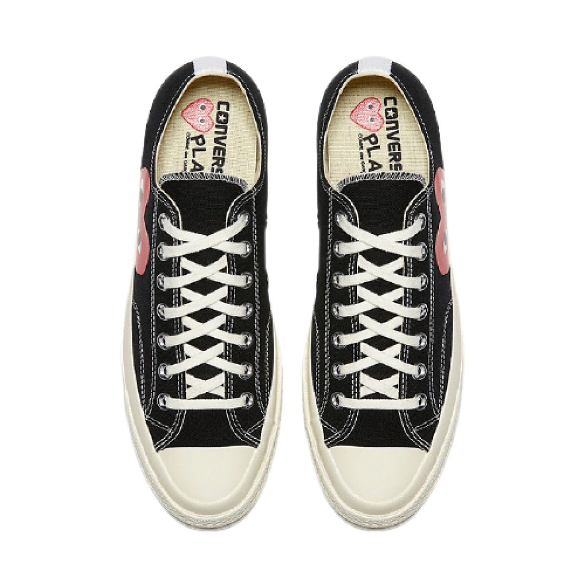 Converse x Comme Des Garcons Play Chuck 70 Low Big Heart CT70 150206C FKS57419 buy with delivery Footers
