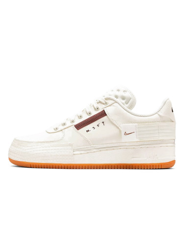 Nike Air Force 1 Type Light Ivory-Earth Brown CJ1281-100