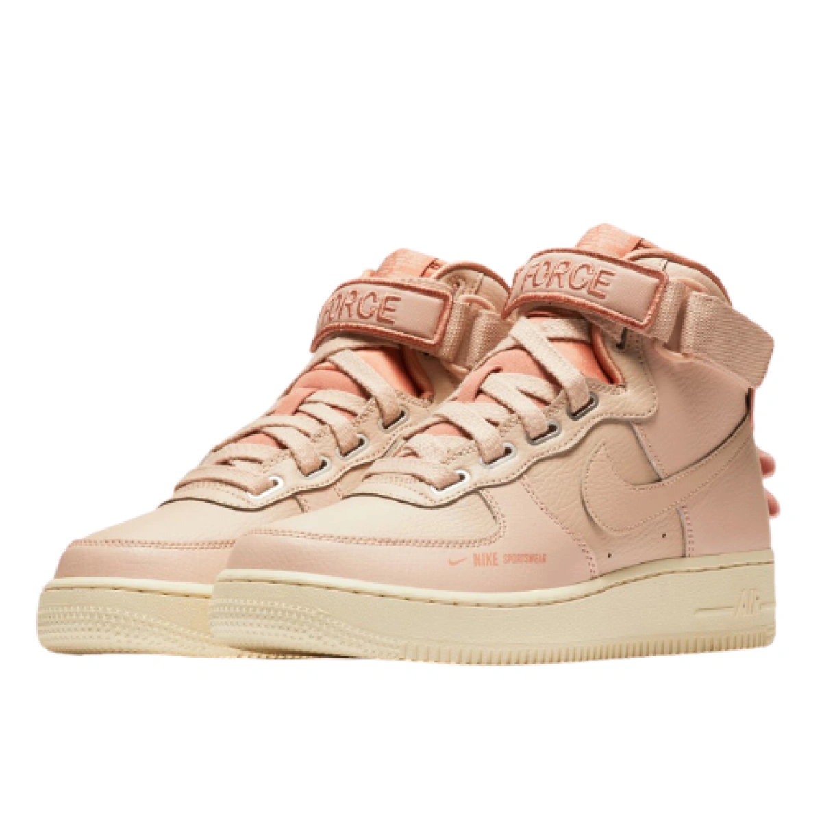 Nike air force 1 trainers in beige shop