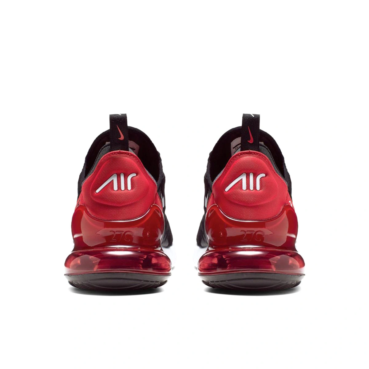 Nike air force 270 black and red hot sale