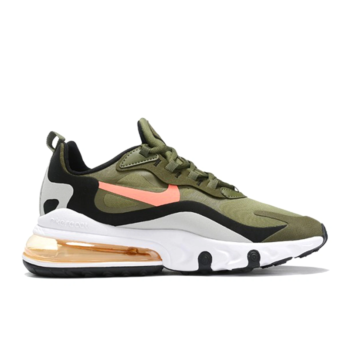 Nike Air Max 270 React Green Black Orange White FKS55620 buy with delivery Footers