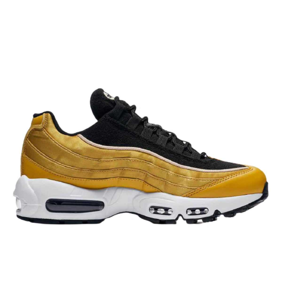 Nike 95 black and gold clearance