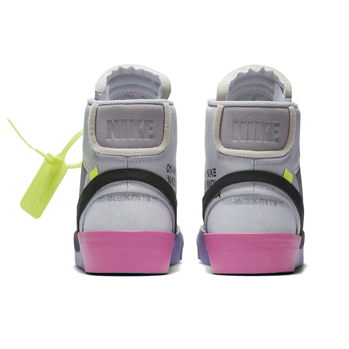 Nike Blazer Mid Off White Wolf Grey Serena Queen AA3832 002 FKS56456 buy with delivery Footers