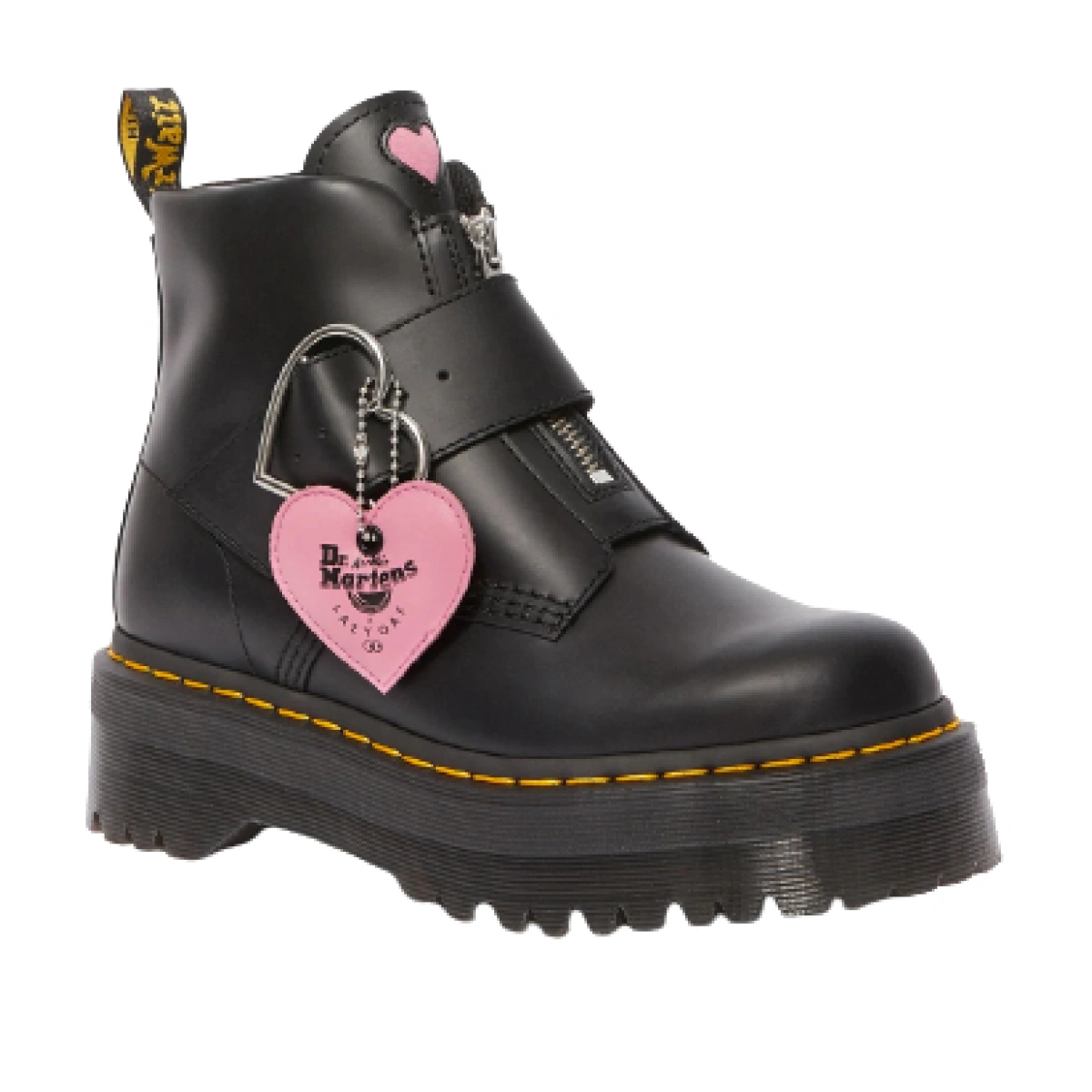 Dr. Martens Jadon Smooth Leather Lazy Oaf Buckle Boots FKS2351178 Footers
