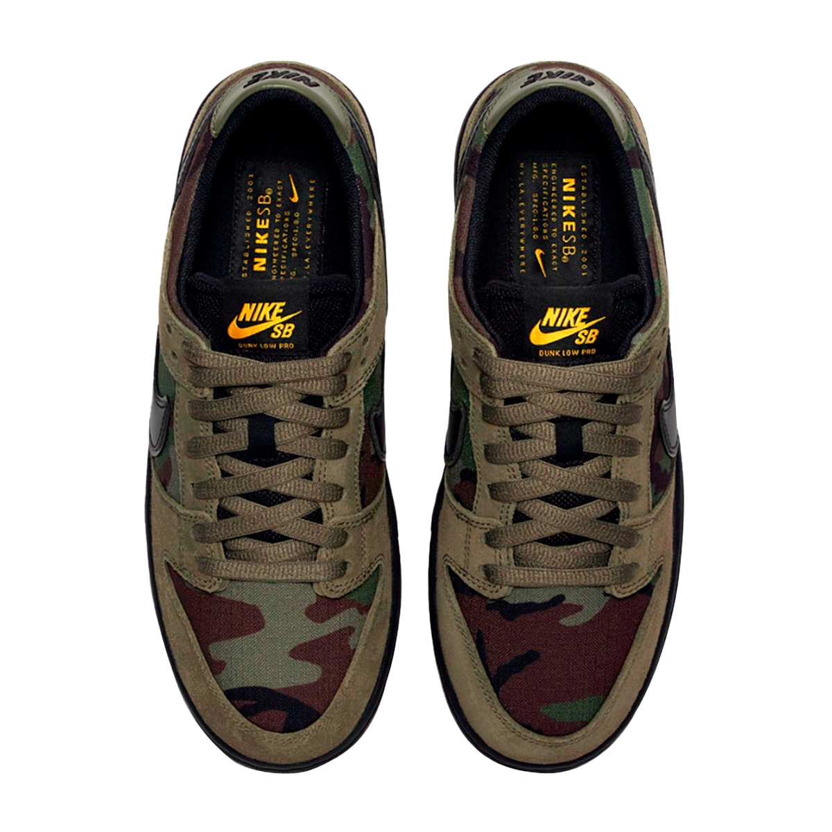 Nike sb dunk low skate camo deals