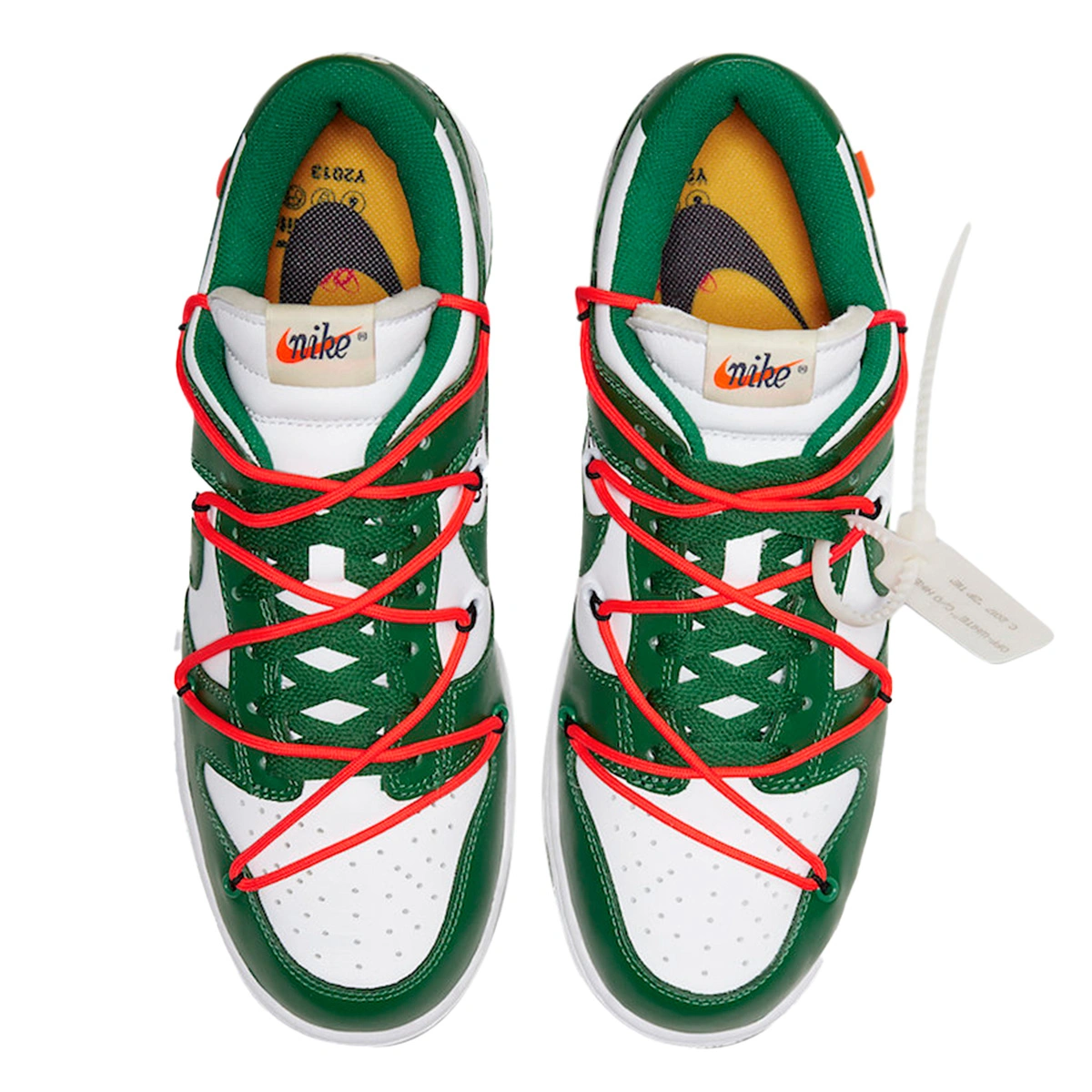 Nike Dunk Low Off White Pine Green CT0856 100 FKS56941 Footers