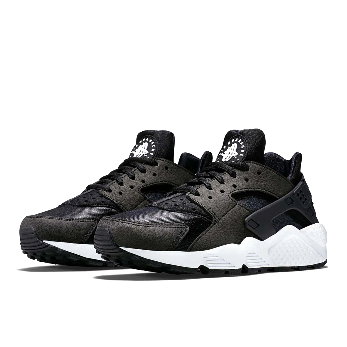 Ladies black nike huarache clearance