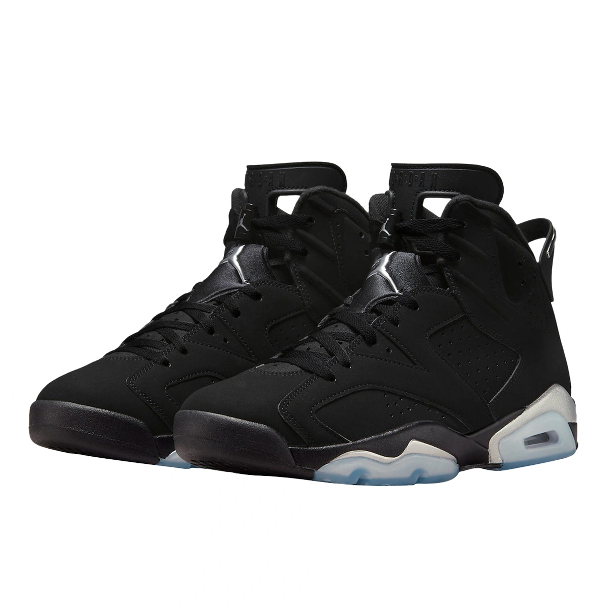 Jordan 6 Retro Chrome Metallic Silver DX2836 001 FKS57230 Footers
