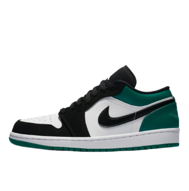 Jordan 1 Low White Black Mystic Green 553558-113