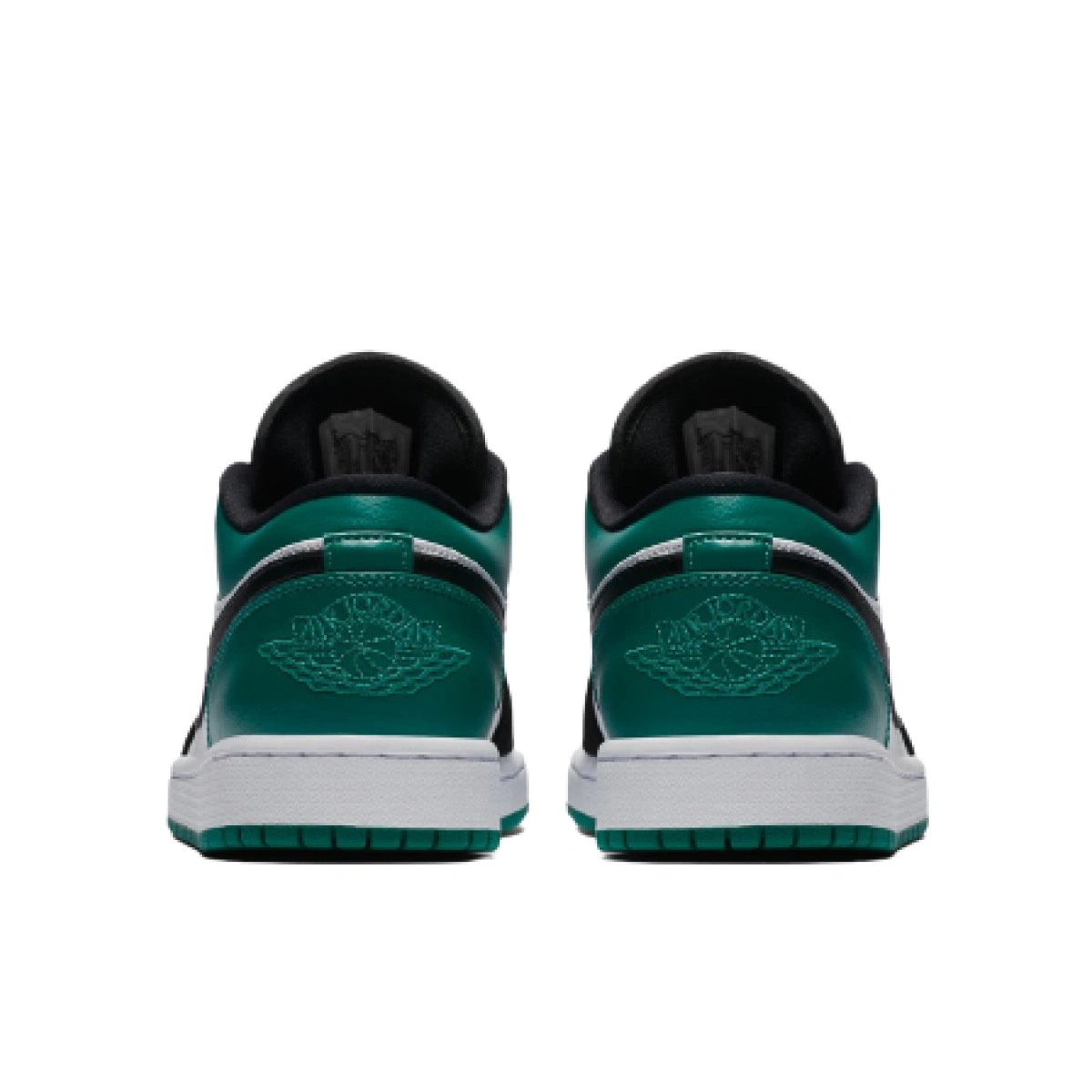 Jordan 1 low white black mystic green best sale