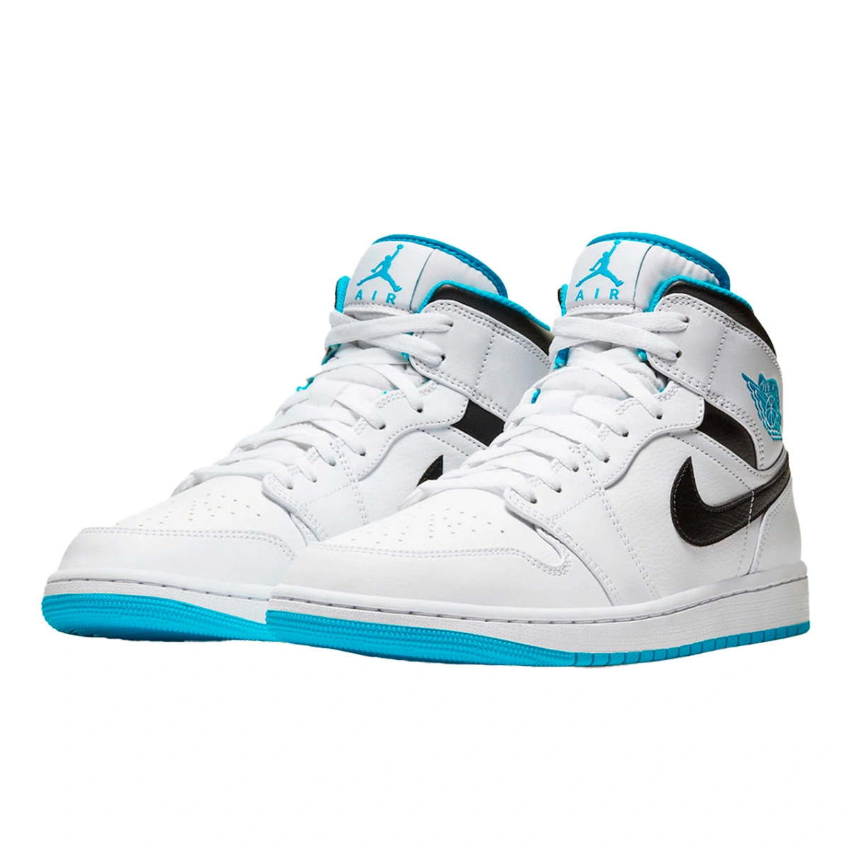 Jordan 1 Mid Laser Blue 554724 141 FKS56763 Footers