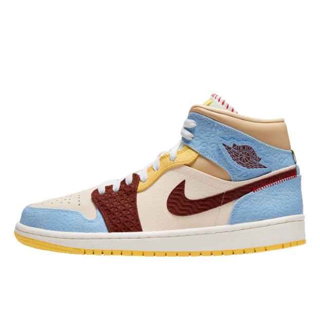 Jordan 1 Mid SE Fearless Maison Chateau Rouge CU2803-200