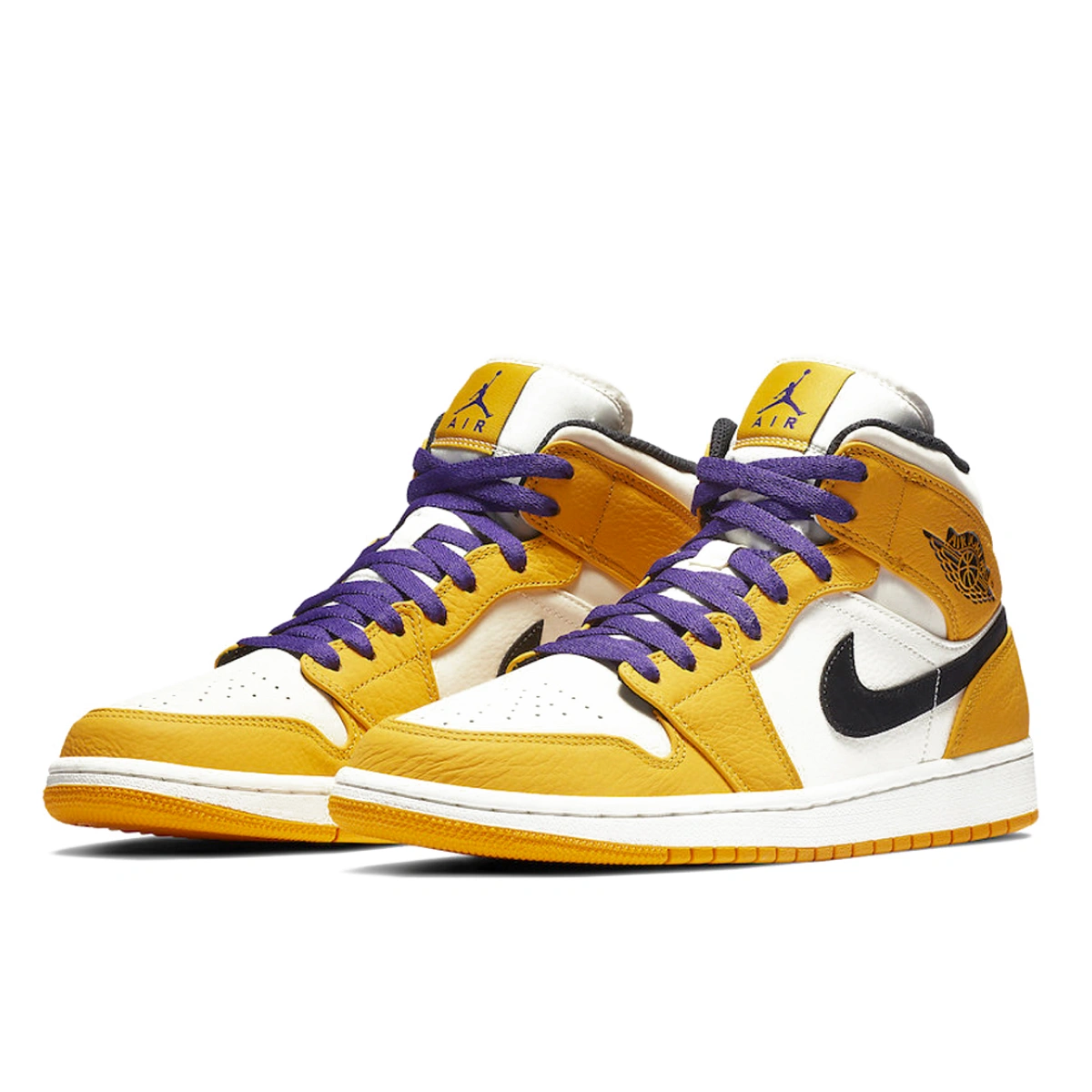 Lakers mid jordan 1 store