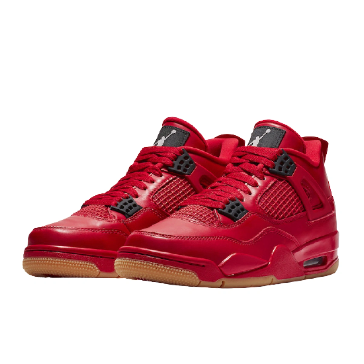 Jordan 4 Retro Fire Red Singles Day 2018 AV3914 600 FKS56068 Footers