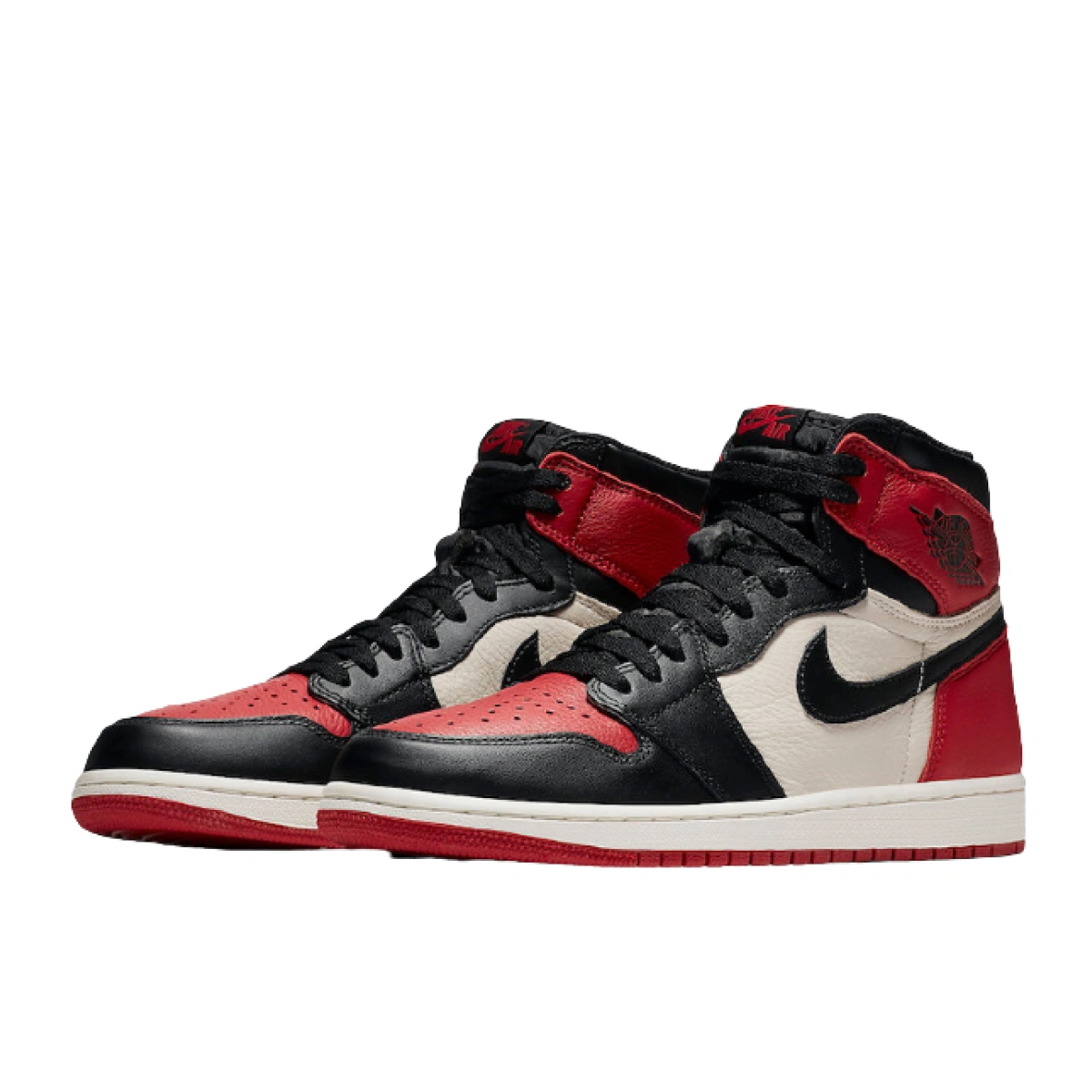 Jordan 1 Retro High OG Bred Toe 555088 610 FKS402314 buy with delivery Footers