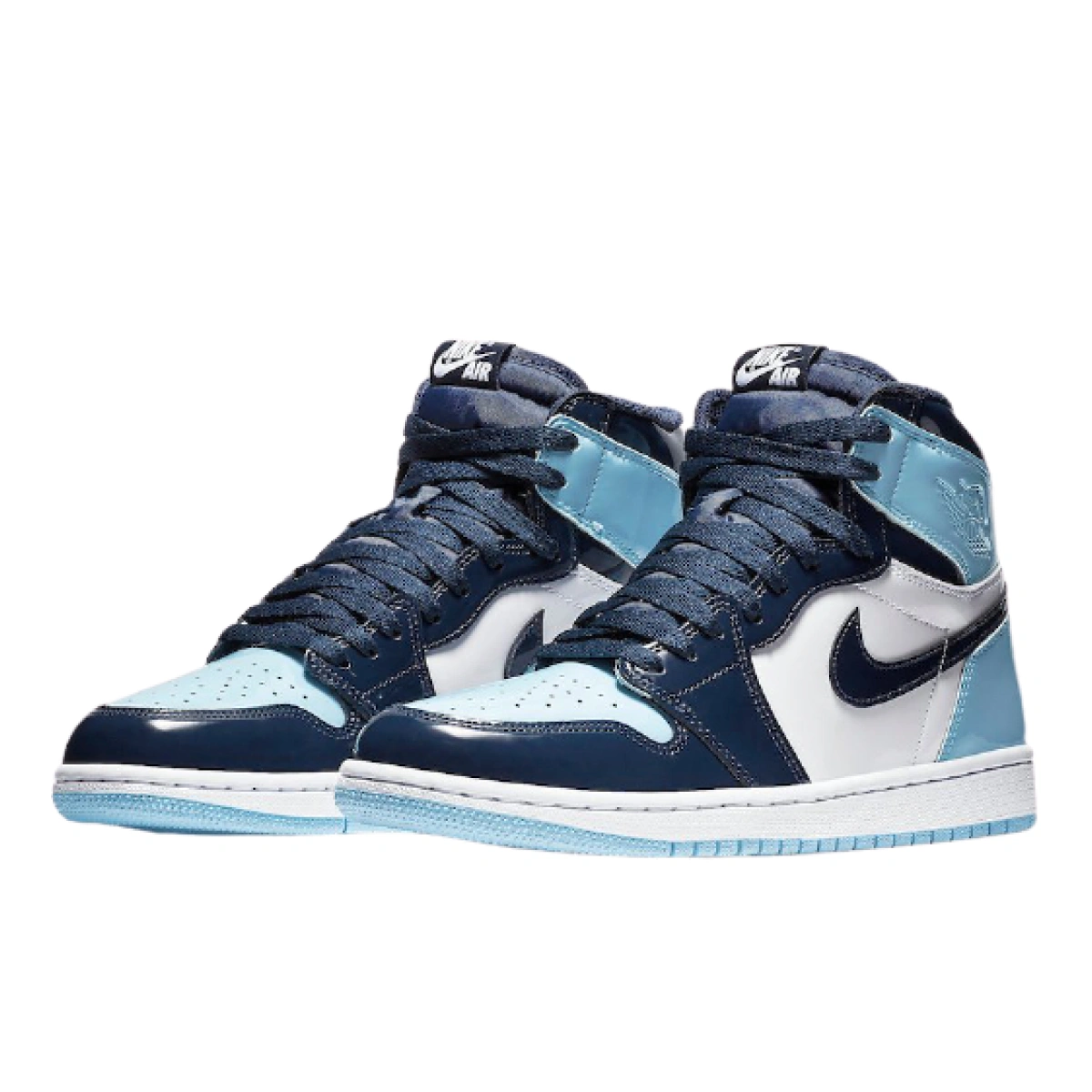 Jordan 1 Retro High UNC Patent CD0461 401 FKS55949 buy with delivery Footers