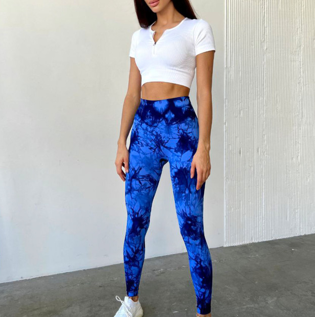 Легінси Темно Сині з Push-Up Ефектом