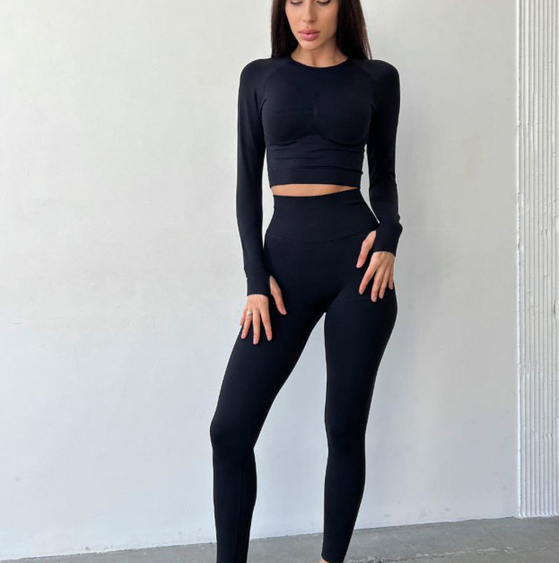 Легінси Чорні з Push-Up Ефектом