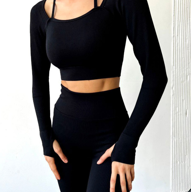 Рашгард Чорний в Рубчик