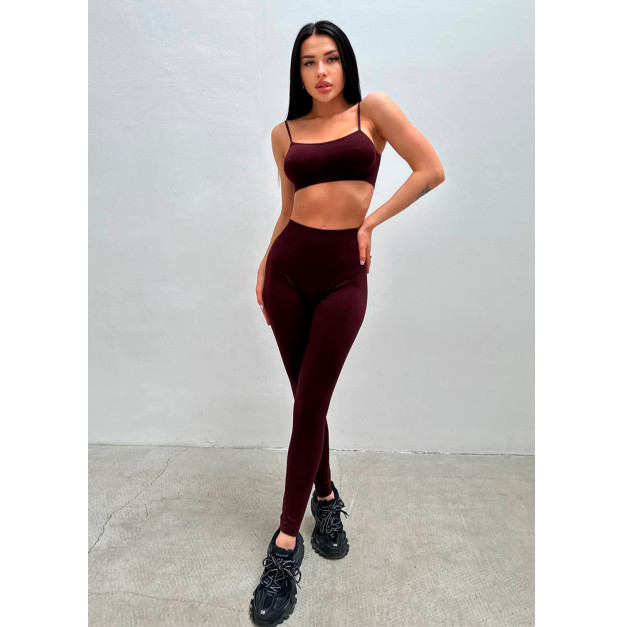 Легінси Темно Бордові