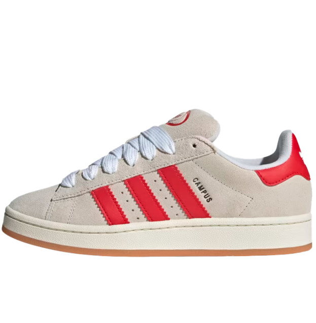 Adidas Campus 00s Crystal White Scarlet GY0037