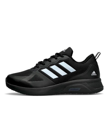 Adidas Cloudfoam Termo Black White с Флисом