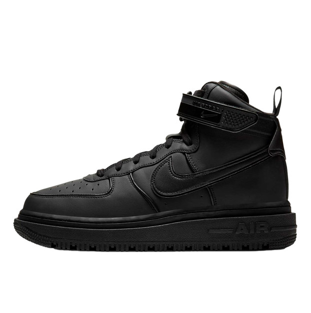 Nike Air Force 1 High Boot Triple Black Winter З ХУТРОМ
