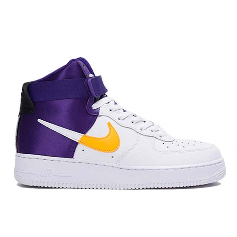 Nike Air Force 1 07 LV8 High NBA Lakers BQ4591 101