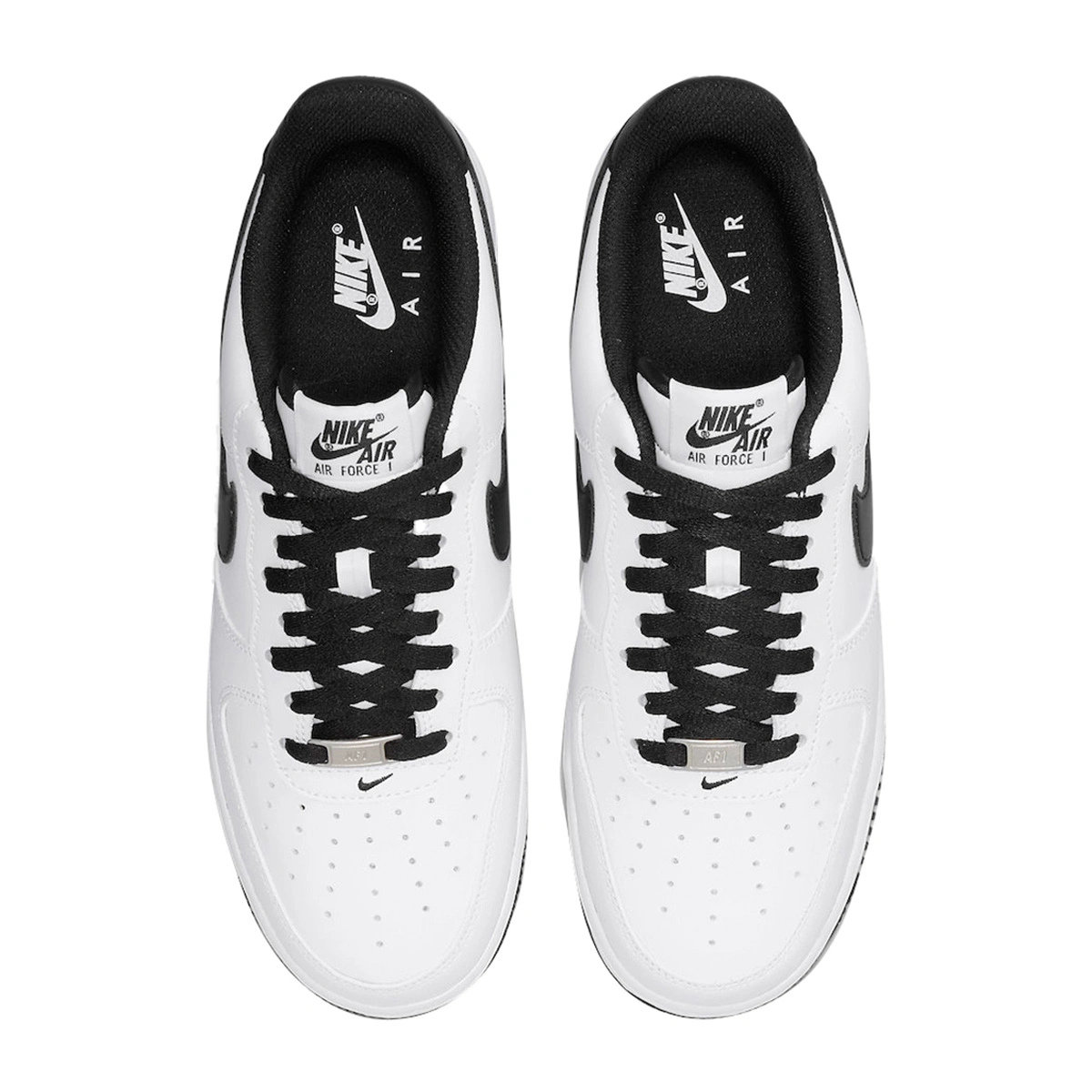 Nike air force 1 white with black swoosh sale