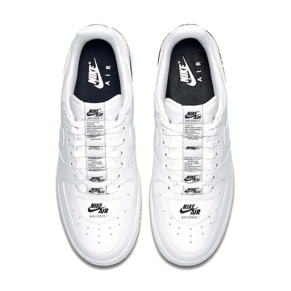 Nike Air Force 1 Low Double Air Low White Black CJ1379 100 FKS56444 Footers