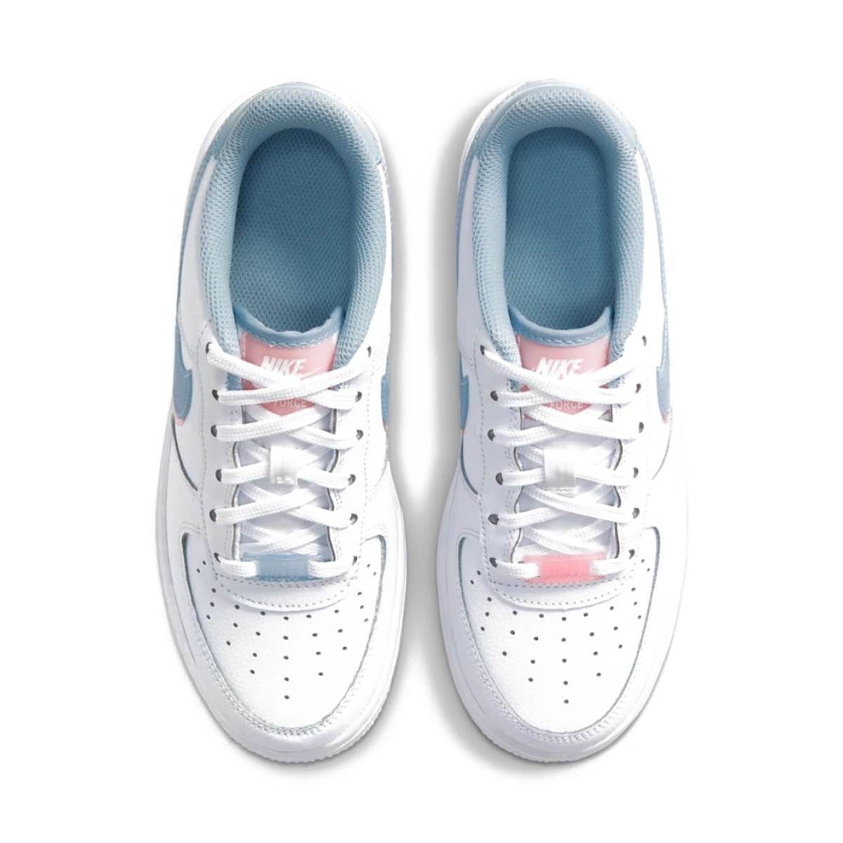 Nike Air Force 1 Low LV8 Double Swoosh Light Armory Blue CW1574 100 FKS56421 buy with delivery Footers