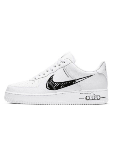 Nike Air Force 1 Low Sketch White Black CW7581-101