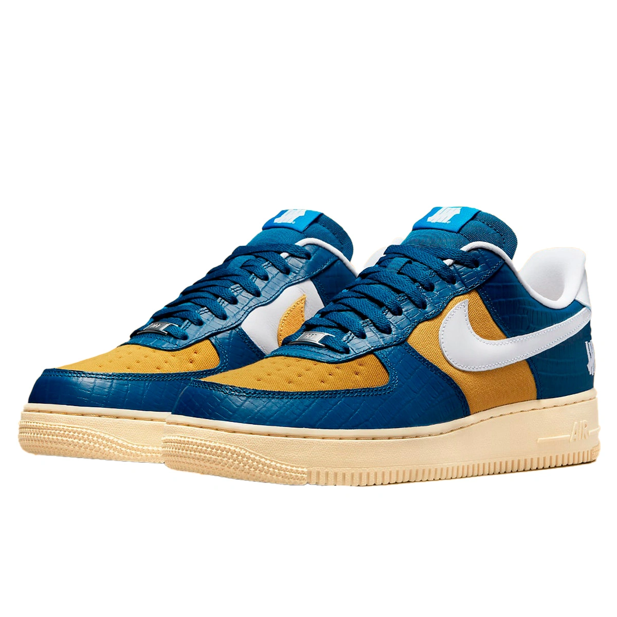 Nike air force 1 blue and yellow 2025
