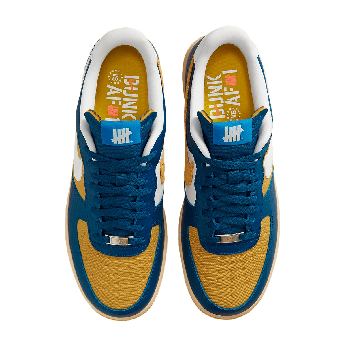 Nike air force 1 blue and yellow 2025